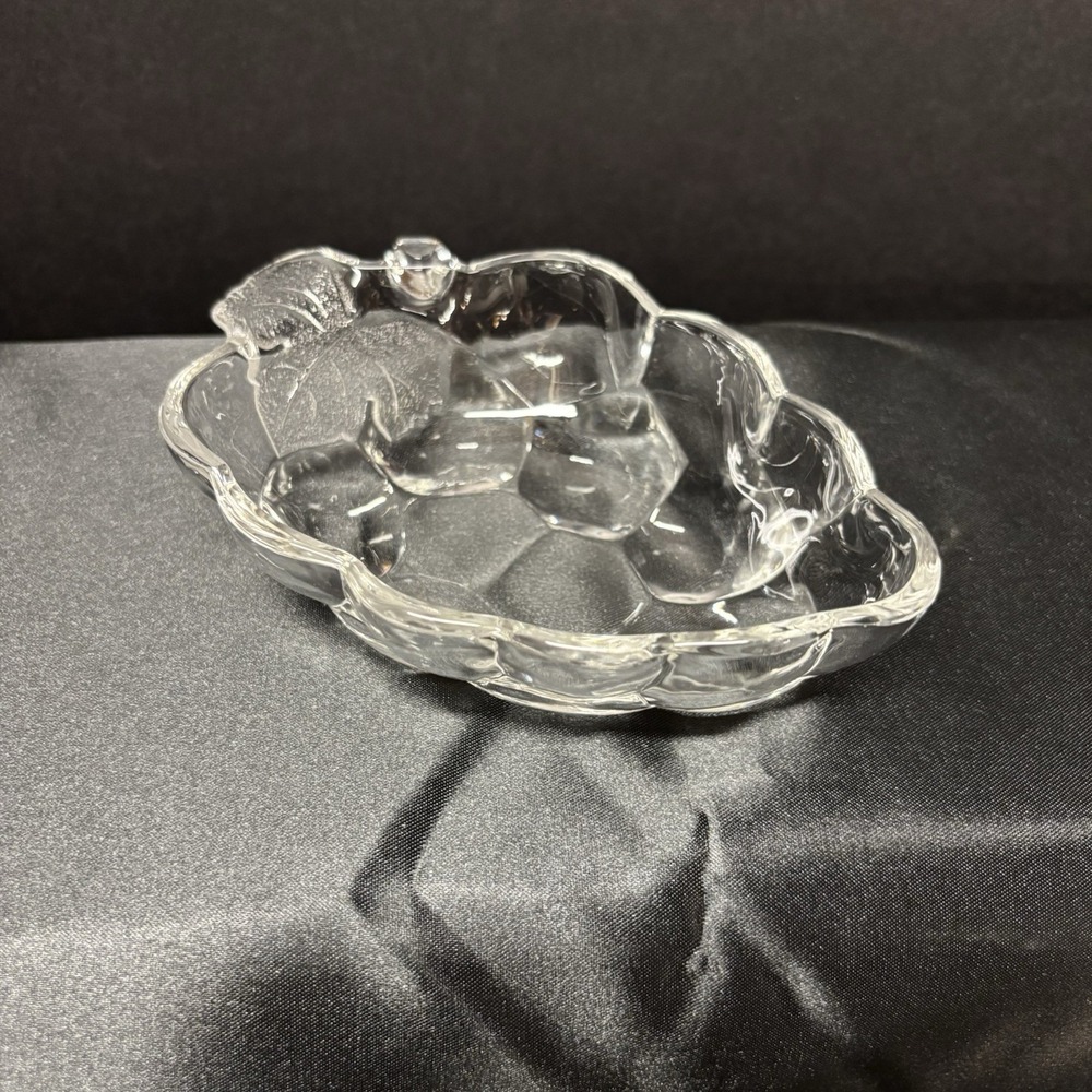 Studio Nova Crystal Grape Cluster Dish Candy Snacks Vintage‎ HTF